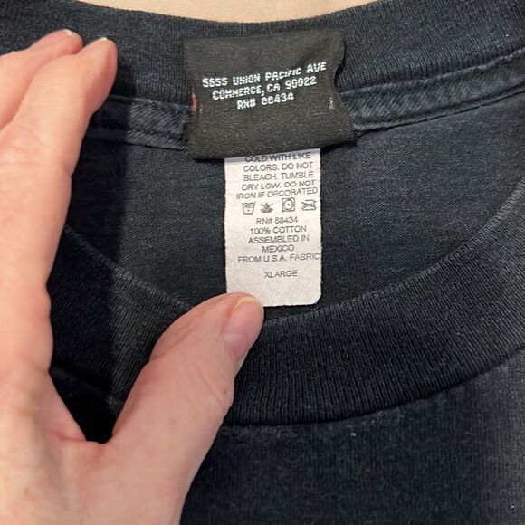 Vintage mens size XL authentic 1998 Moody Blues band T-shirt GVC - Picture 6 of 9